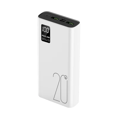 보조 배터리 20000mAh Pd22.5W Pd20.0W 및 QC3.0